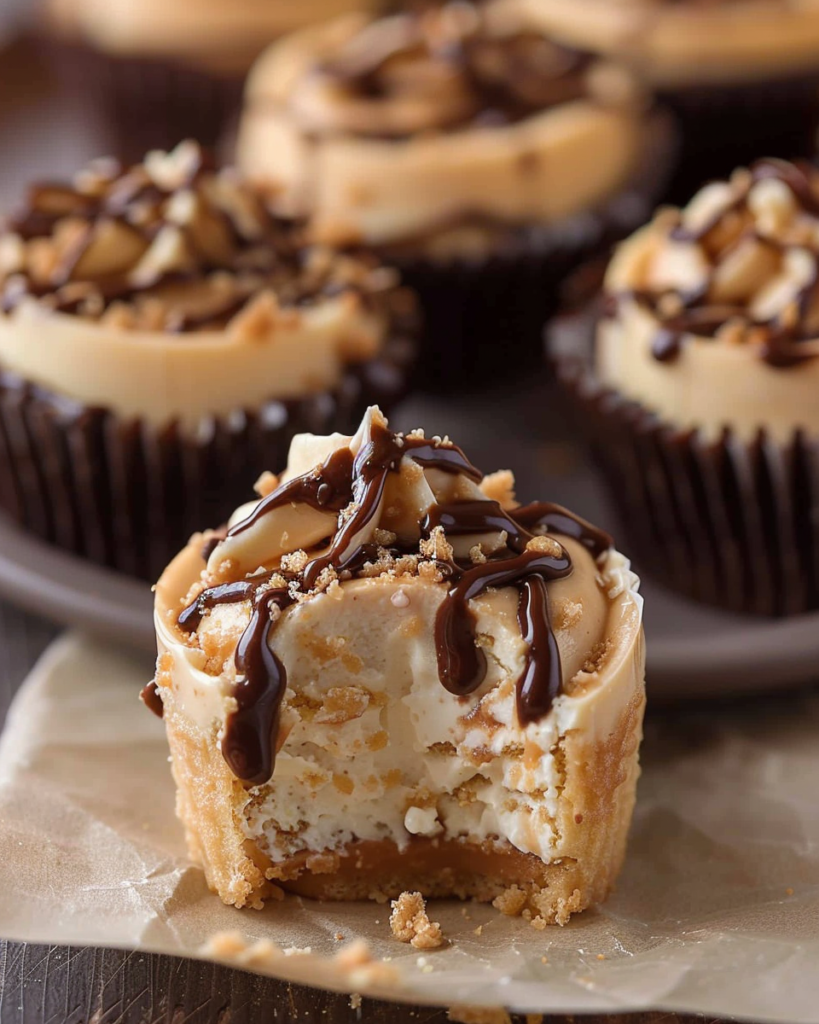 Mini Peanut Butter Cheesecakes Recipe - Recipes, Tasks & Tools